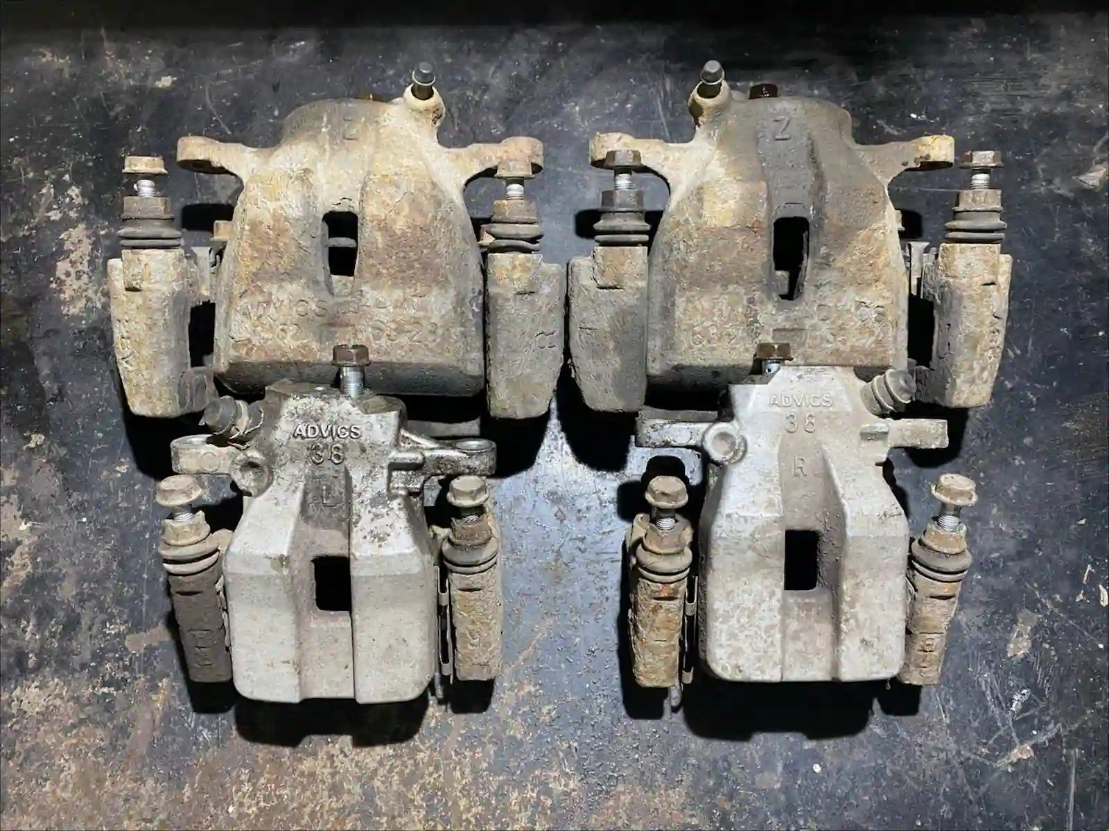 Суппорт до восстановления, пример 2